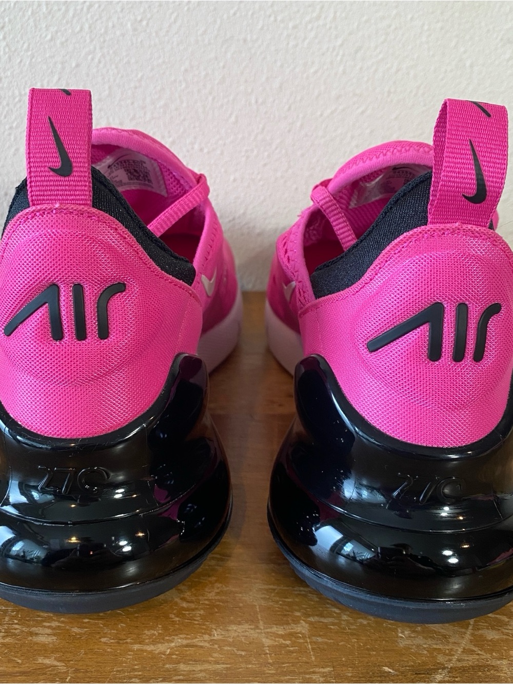 Nike Air Max 270 Laser Fuchsia Pink Black 943345 602 - Size 7Y or Women’s 8.5 - Picture 8 of 11